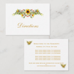 Dekorative Sommerhochzeit-Blume Begleitkarte