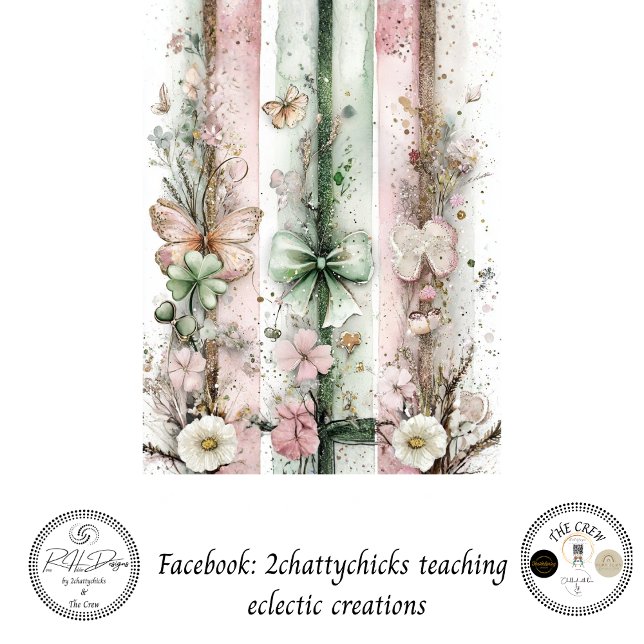 Dekorative St. Patrick's Day Pastell-Panels  Seidenpapier (Von Creator hochgeladen)