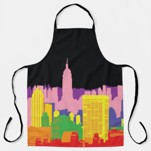 Dekorative städtische Skyline-Gebäude Schürze