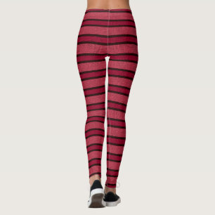 Dekorative Streifen Leggings