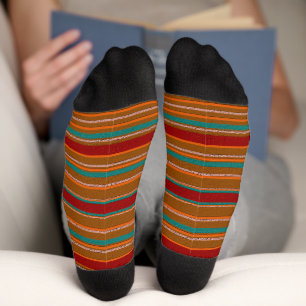 Dekorative Streifen Socken