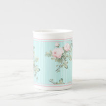 Dekorative Tasse China Shabby Chic Rose
