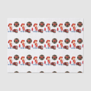 Dekorative Tissue Fireman Seidenpapier