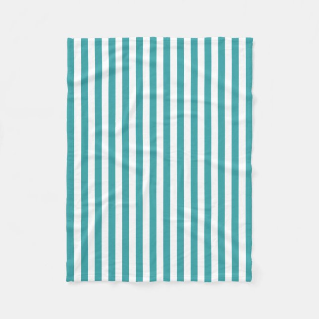 Dekorative Trend-Farben mit grünen Streifen Fleecedecke (Vorderseite)