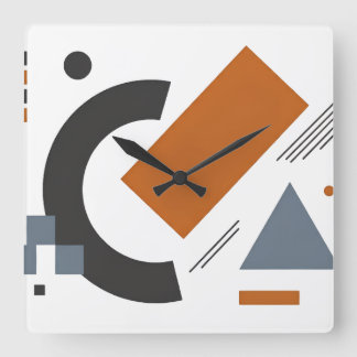 Dekorative Uhren mit kreativer geometrischer Kunst