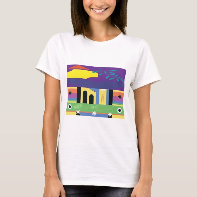 Dekorative und kühne Maximalistisches Design für K T-Shirt (Vorderseite)