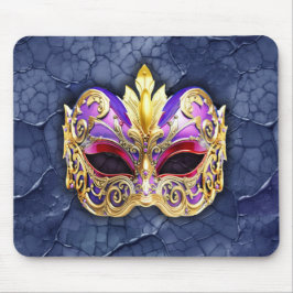 Dekorative Venezianische Maske auf der texturierte Mousepad