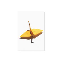 Dekorative Wandkunst glücklicher Origami-Kranich
