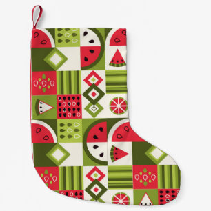 Dekorative Watermelon Elemente Kunst, Dichtung und Kleiner Weihnachtsstrumpf
