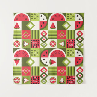 Dekorative Watermelon Elemente Kunst, Dichtung und Wandteppich