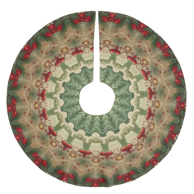 Dekorative Weihnachtsbaumdecke (Vorderseite)
