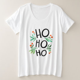 Dekorative Weihnachtsschrift mit hellen T - Shirt