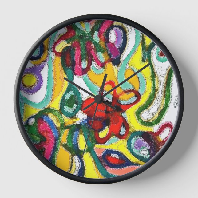 DEKORATIVE ZUHAUSE UND BÜRO UHR (Vorderseite)