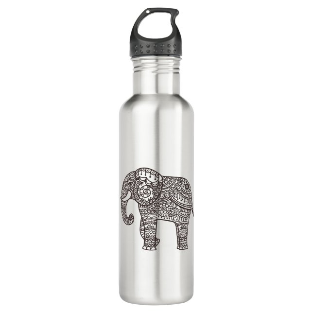 Dekorativer Art-Elefant Trinkflasche (Vorderseite)