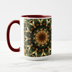 Dekorativer Feiertagsbecher Tasse