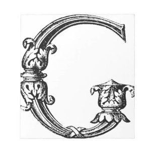 DEKORATIVER G NOTIZBLOCK