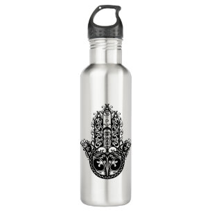 Dekorativer Hamsa Entwurf Trinkflasche