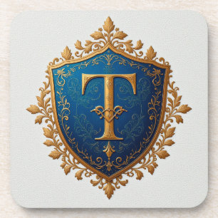 Dekorativer heraldischer Schild Getränkeuntersetzer