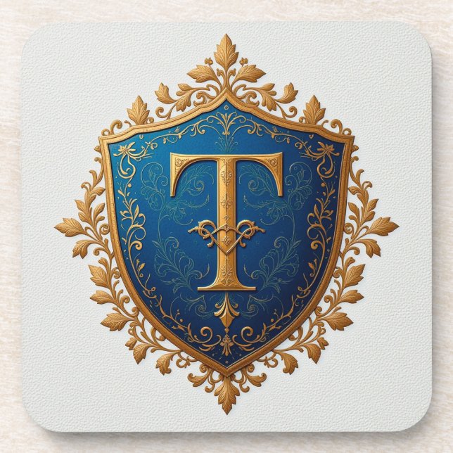 Dekorativer Heraldischer Schild Getränkeuntersetzer (Vorderseite)