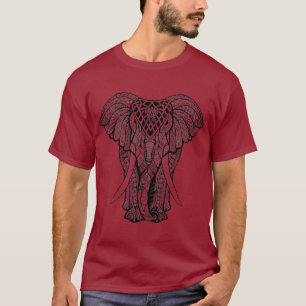 Dekorativer indischer Elefant T-Shirt