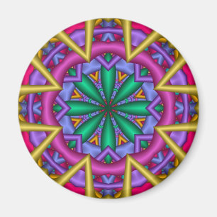 Dekorativer Mandala Fun Magnet
