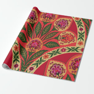 Dekorativer ornamentaler orientalischer Stil nahtl Geschenkpapier