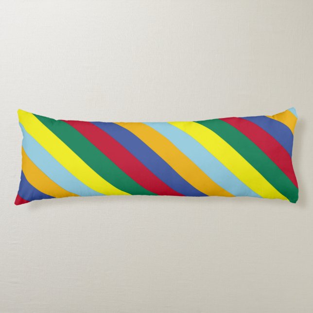 Dekorativer Pop Kunst Seitenschläferkissen (Vorderseite)