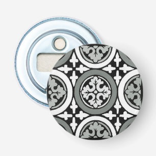 Dekorativer Renaissance-Rosette-Fliesen-Entwurf Flaschenöffner