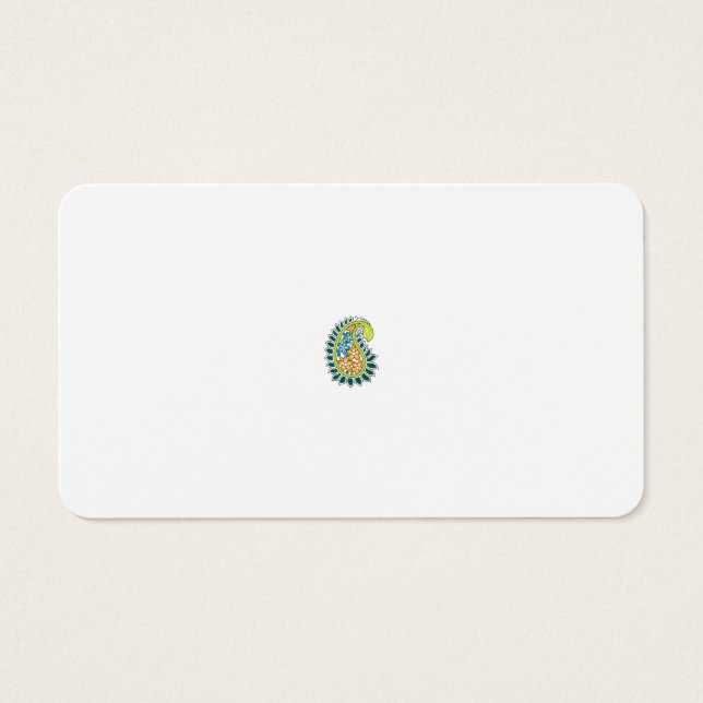 Dekorativer Stil, dunkelblau grün, Wattle (Vorderseite)