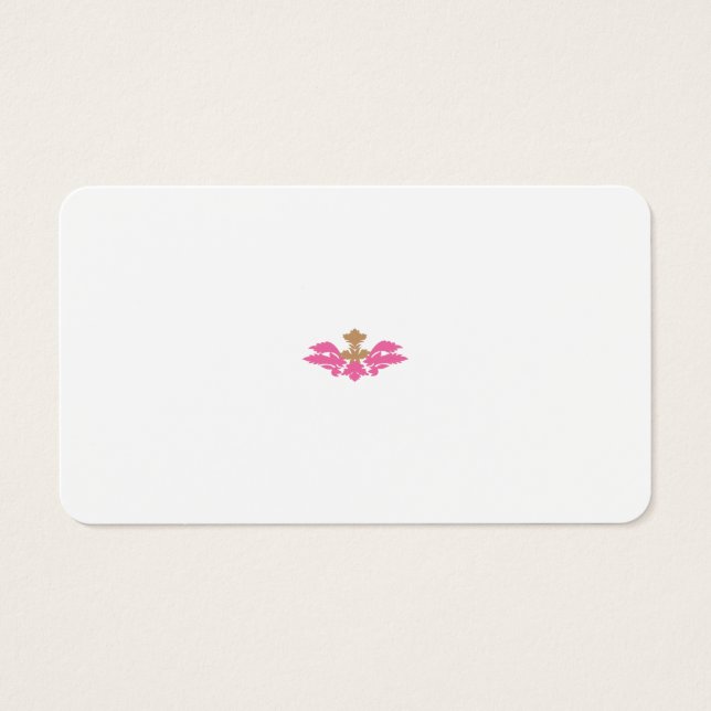 Dekorativer Stil, heiß rosa, antikes Glas (Vorderseite)