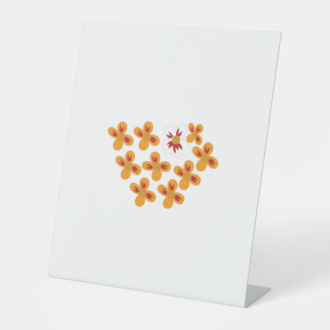 Dekorativer Stil, trübe Orange, Cornell Rot Sockelschild (Vorderseite)