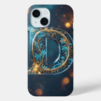 Dekorativer transparenter Buchstabe D Case-Mate iPhone Hülle