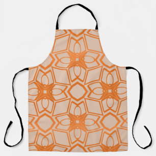Dekorativer Vintager Stil nahtlos geometrisch Patt Schürze