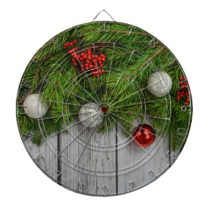 Dekorativer Weihnachtsrahmen Dartscheibe