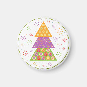 Dekorativer Weihnachtstannenbaum Magnet