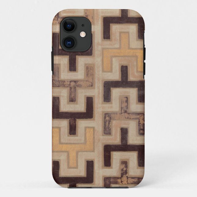 Dekoratives Afrikaner Mudcloth Muster Case-Mate iPhone Hülle (Rückseite)