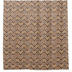 Dekoratives Afrikaner Mudcloth Muster Duschvorhang