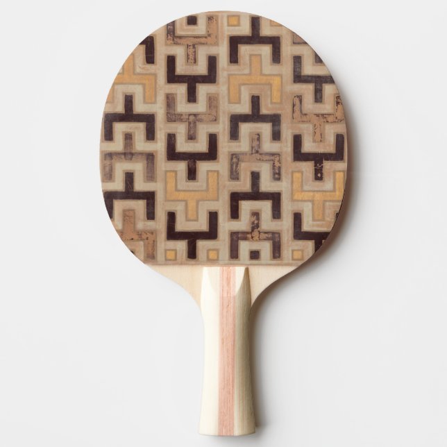 Dekoratives Afrikaner Mudcloth Muster Tischtennis Schläger (Vorderseite)
