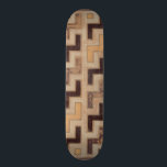 Dekoratives afrikanisches Mudcloth-Muster Skateboard<br><div class="desc">Dekoratives afrikanisches Schlammtuchmuster von Norman Wyatt Jr. mit geometrischen Formen,  die scheinbar zusammenpassen. Fans von Tetris oder geometrischen Formen sollten diesen Kauf heute tätigen!</div>