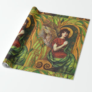 Dekoratives Angel Design Wrapping Paper Geschenkpapier
