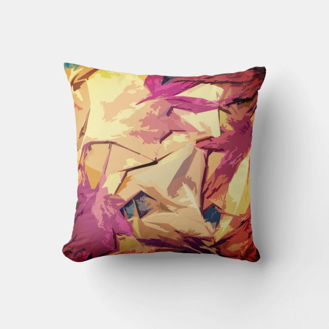 Dekoratives Bild von Herbstblättern Kissen (Vorderseite)