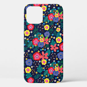 Dekoratives Blumen- und Blätter-Muster-48675 Case-Mate iPhone Hülle