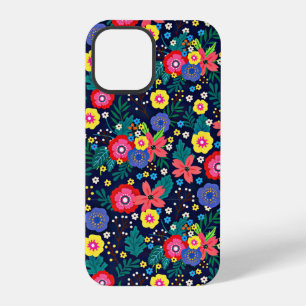 Dekoratives Blumen- und Blätter-Muster-48675 iPhone 12 Pro Hülle