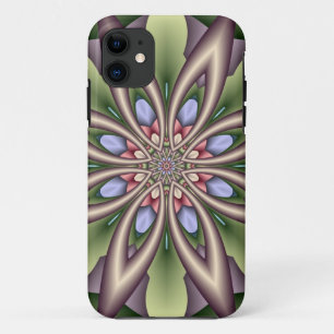 Dekoratives BlumenKaleidoskop iPhone 11 Hülle