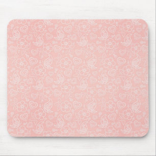 Dekoratives Blumenmuster Mousepad
