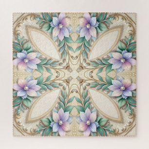 Dekoratives Blumenpuzzle Puzzle