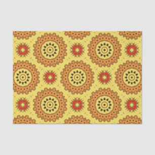 Dekoratives Boho Chic Mosaic Geometric Muster Seidenpapier