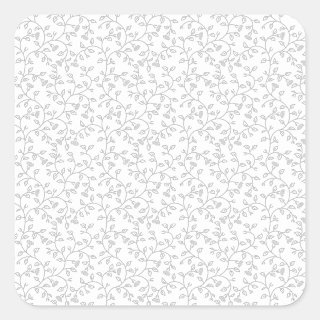 dekoratives Design 30 Seven Quadratischer Aufkleber (Vorderseite)
