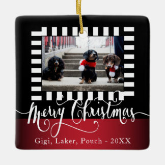 Dekoratives DIY Foto Design - Weihnachten Keramikornament