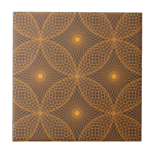 Dekoratives, elegantes, abstraktes Mandala-Muster Fliese